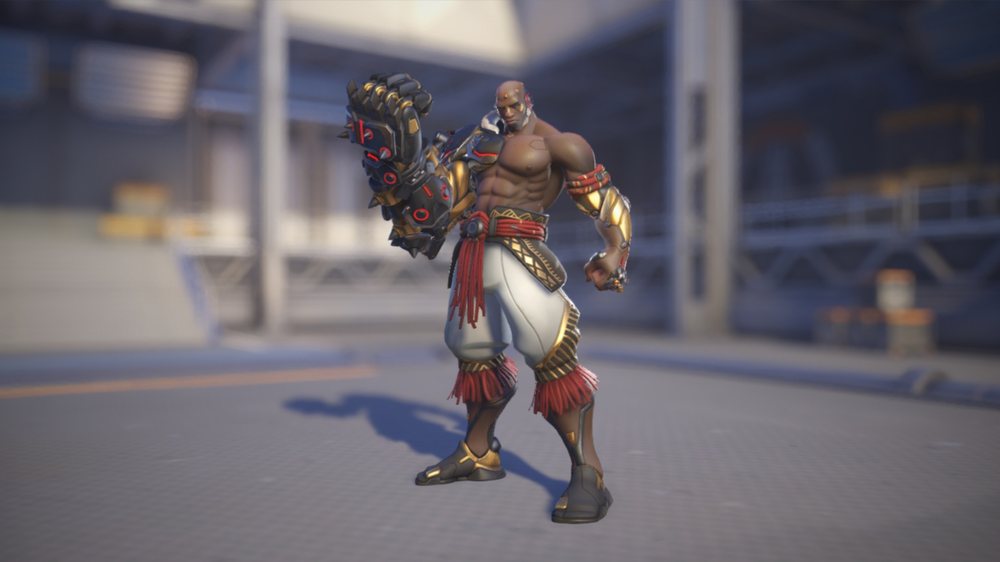 Incredible Overwatch 2 Skin Idea Turns Doomfist into Kratos from God of War