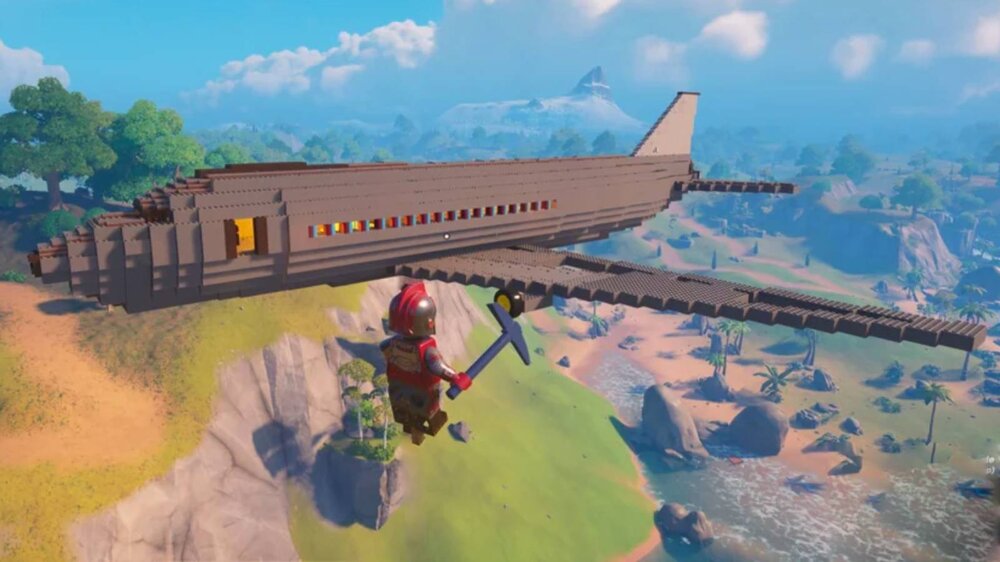 LEGO Fortnite Player Builds Plane That Actually Flies